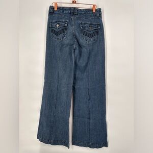 AZI Wide Leg Denim Jeans